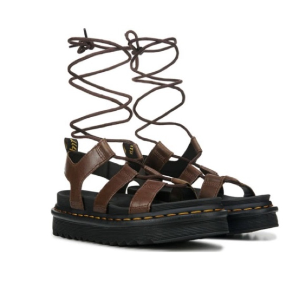 Dr. Martens Womens Nartilla Platform Gladiator Sandal